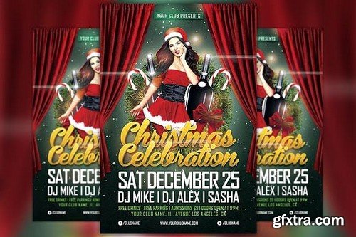 CM - Christmas Celebration Flyer Template 1098283