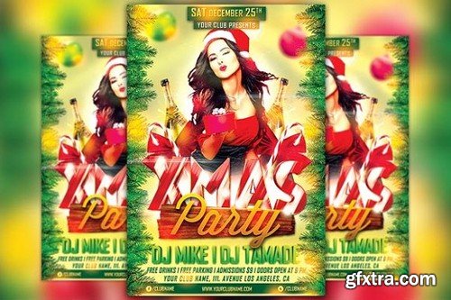 CM - Xmas Party Flyer Template 1098309