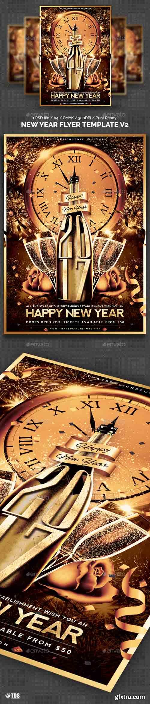 GR - New Year Flyer Template V2 17829516