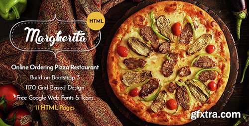 ThemeForest - Margherita v1.0 - Online Ordering Pizza Restaurant HTML - 14338692