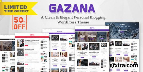 ThemeForest - Gazana v1.7 - A Responsive WordPress Blog Theme - 17917855