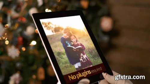 Videohive Santa Claus With Magic IPad 19072421