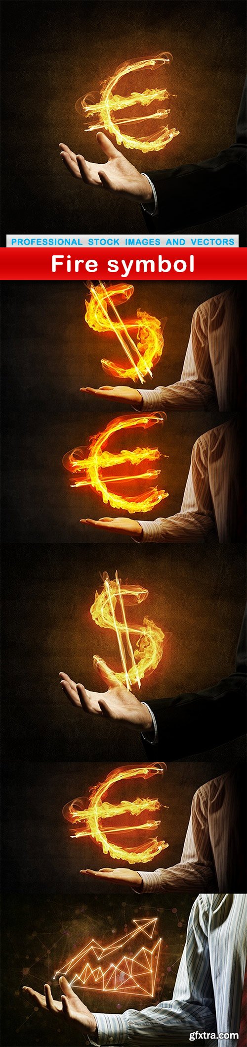 Fire symbol - 6 UHQ JPEG