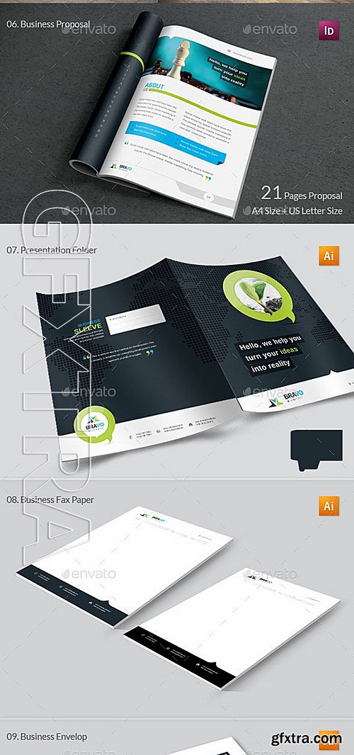 GraphicRiver - Bravo Business Mega Branding Pack 12423230