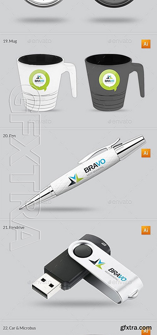 GraphicRiver - Bravo Business Mega Branding Pack 12423230