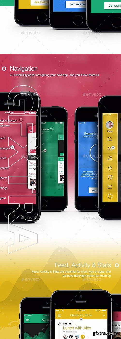 GraphicRiver - Bundle - Mobile & Tablet Ui 12257427