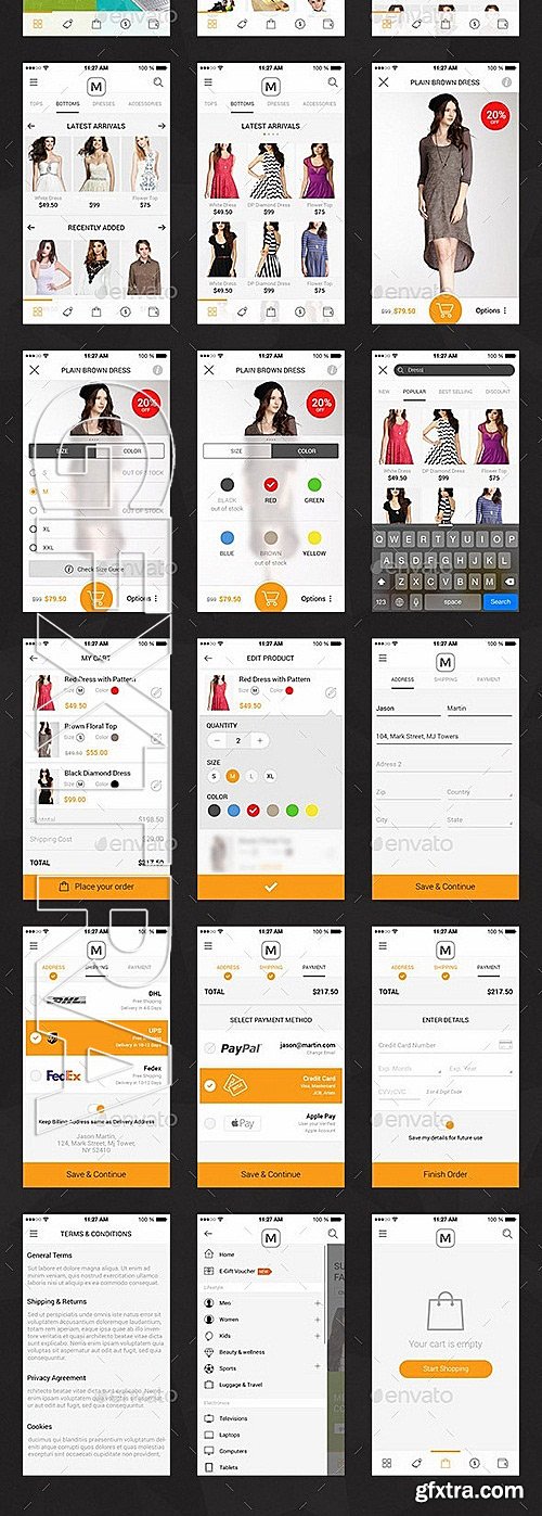 GraphicRiver - Bundle - Mobile & Tablet Ui 12257427