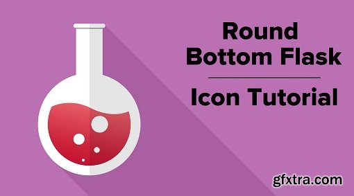 Photoshop: Round bottom Flask Icon tutorial