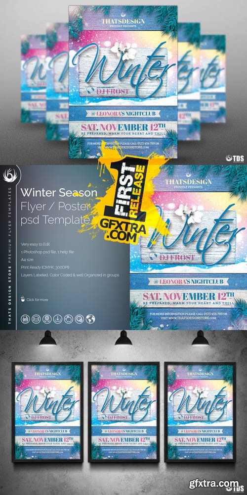 Winter Season Flyer Template V3