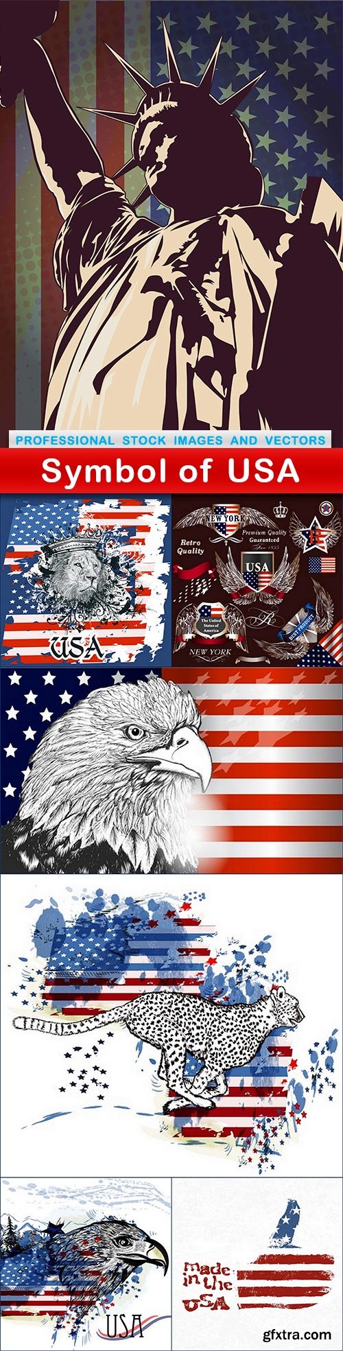 Symbol of USA - 7 EPS