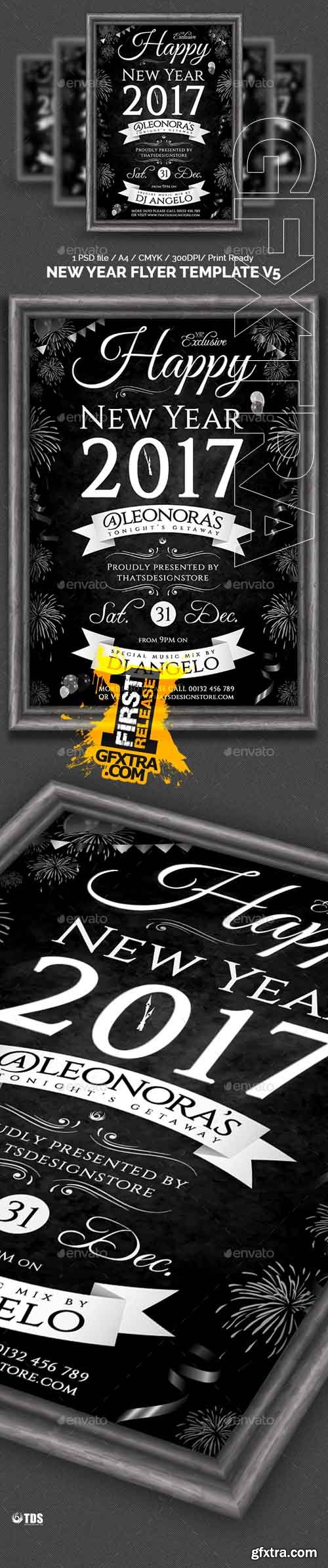 GR - New Year Flyer Template V5 13504505