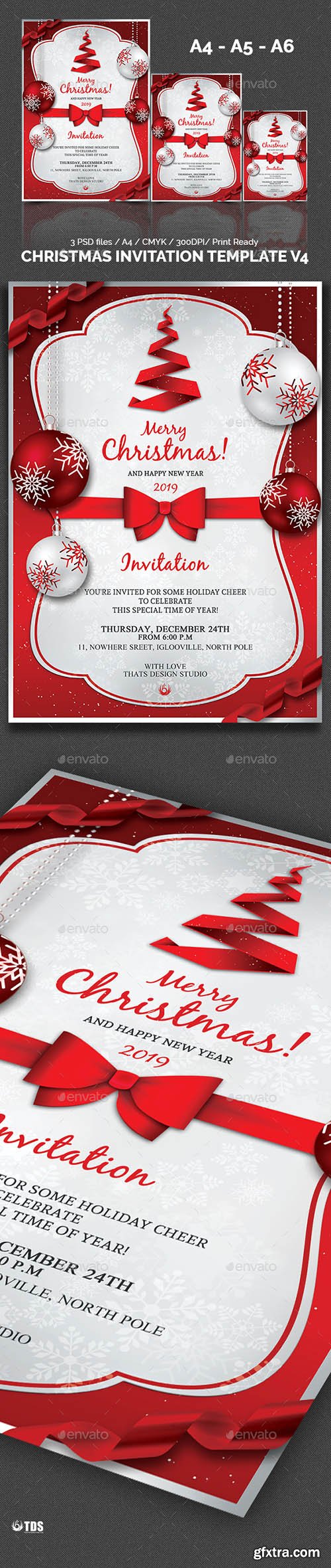 Graphicriver Christmas Invitation Template V4 13859396