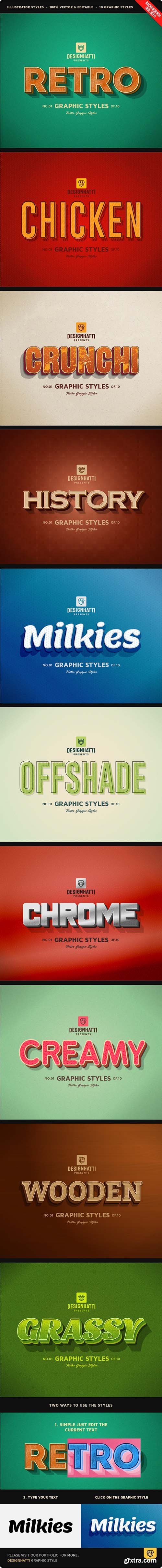 Graphicriver Retro Vintage Text Styles 17988769