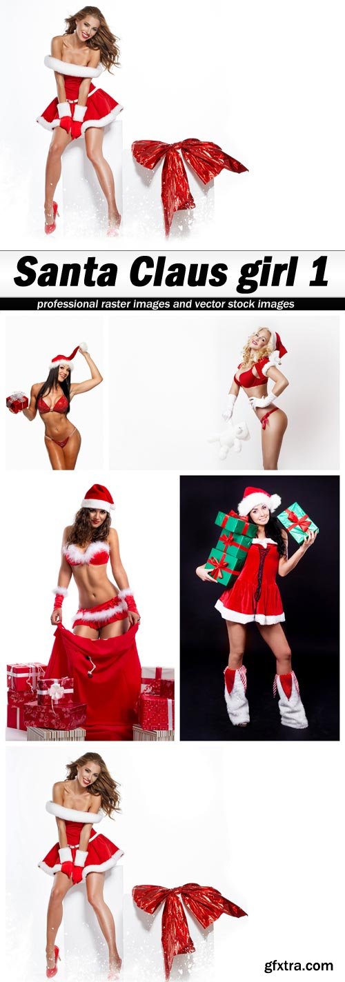 Santa Claus girl 1 - 5 UHQ JPEG