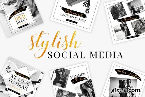 CreativeMarket Stylish Social Media Pack 874531