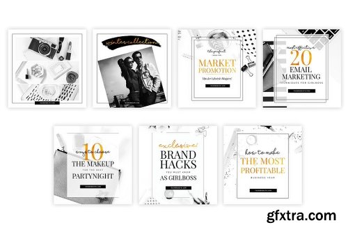 CreativeMarket Stylish Social Media Pack 874531