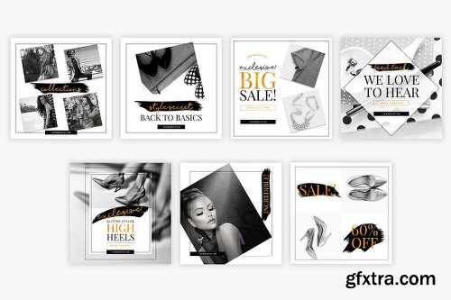 CreativeMarket Stylish Social Media Pack 874531