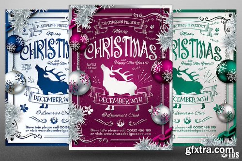 Graphicriver Christmas Eve Flyer Template V4 18302302