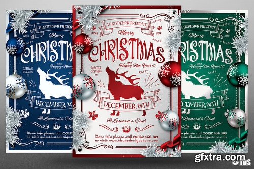 Graphicriver Christmas Eve Flyer Template V4 18302302