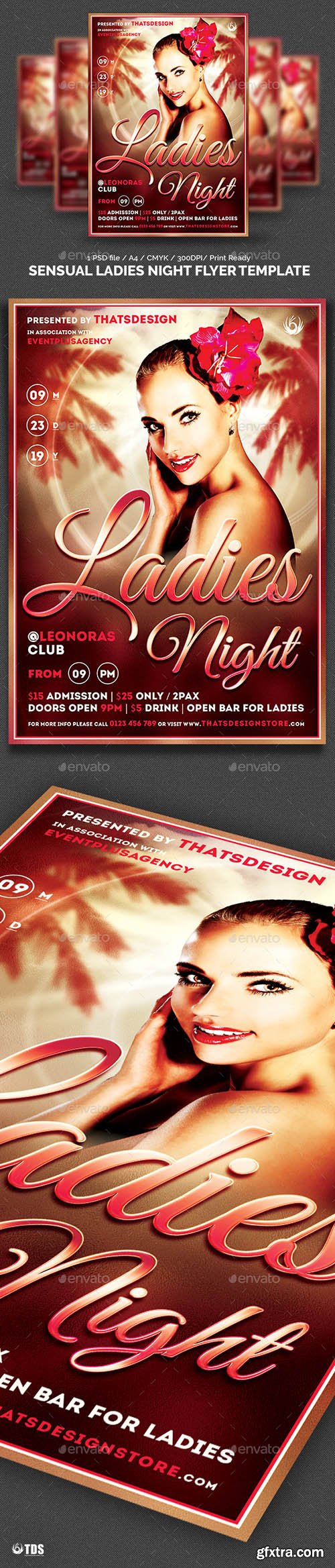 Graphicriver Sensual Ladies Night Flyer Template 6331341