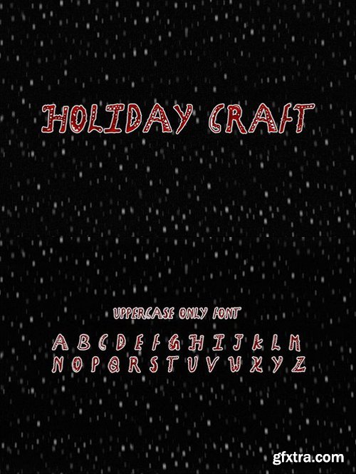 Holiday Craft font