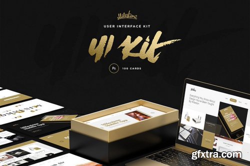 CreativeMarket -50% Sale Milestone UI Kit 609334