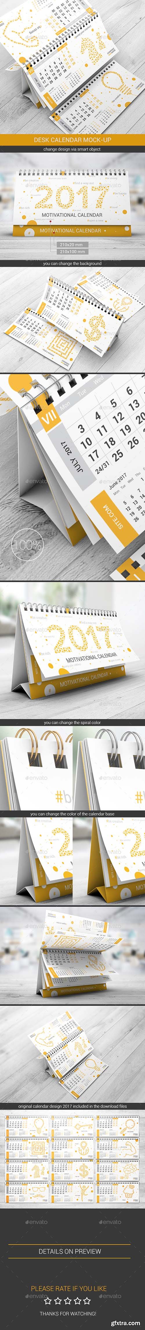 Graphicriver Desk Calendar Mock-Up 18175989