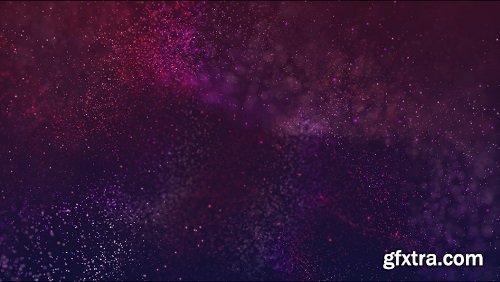 Purple particles background