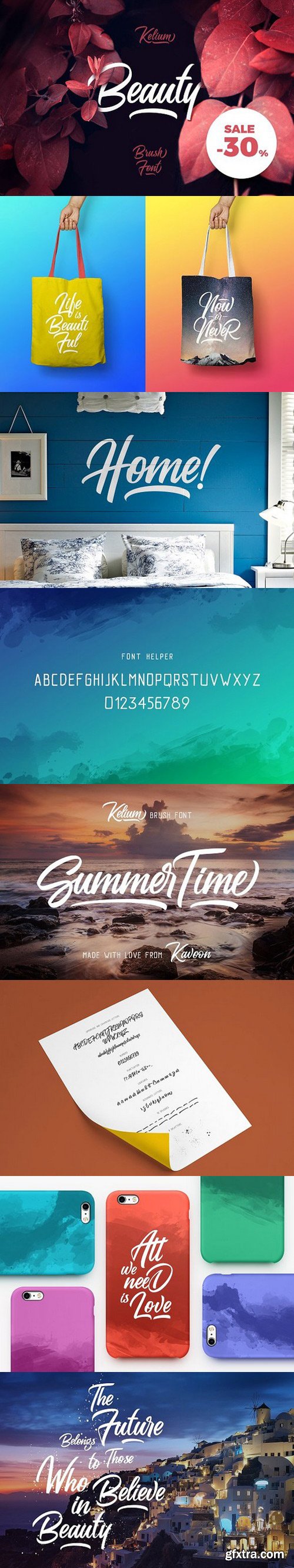 CM - Kelium Script Font 857121