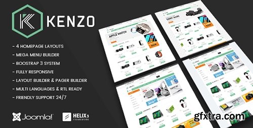 ThemeForest - Vina Kenzo v1.0 - Responsive VirtueMart Joomla Template - 17965890