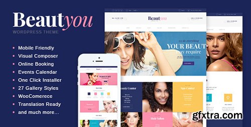 ThemeForest - Beauty v2.4 - Hair & Spa Salon Wordpress Theme - 10809566