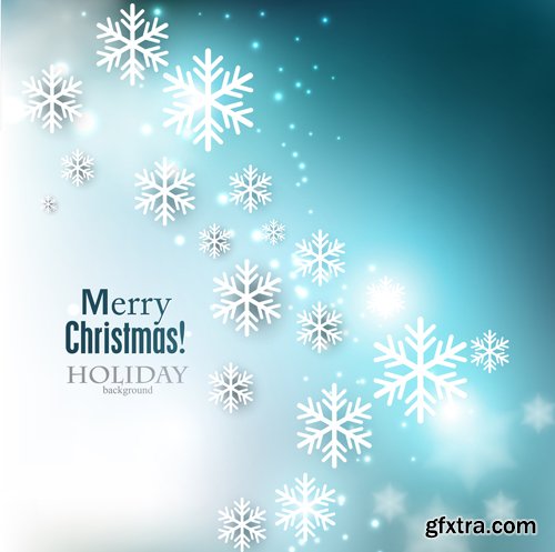 Christmas Backgrounds And Banners - 25 Vector