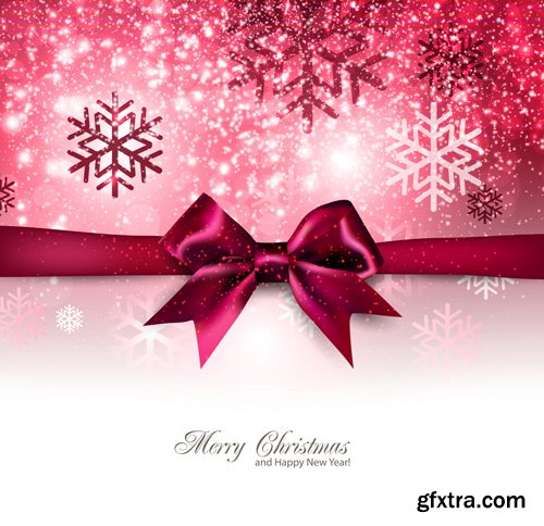 Christmas Backgrounds And Banners - 25 Vector