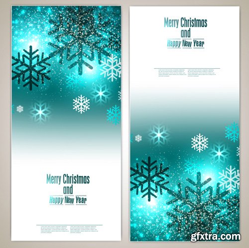 Christmas Backgrounds And Banners - 25 Vector