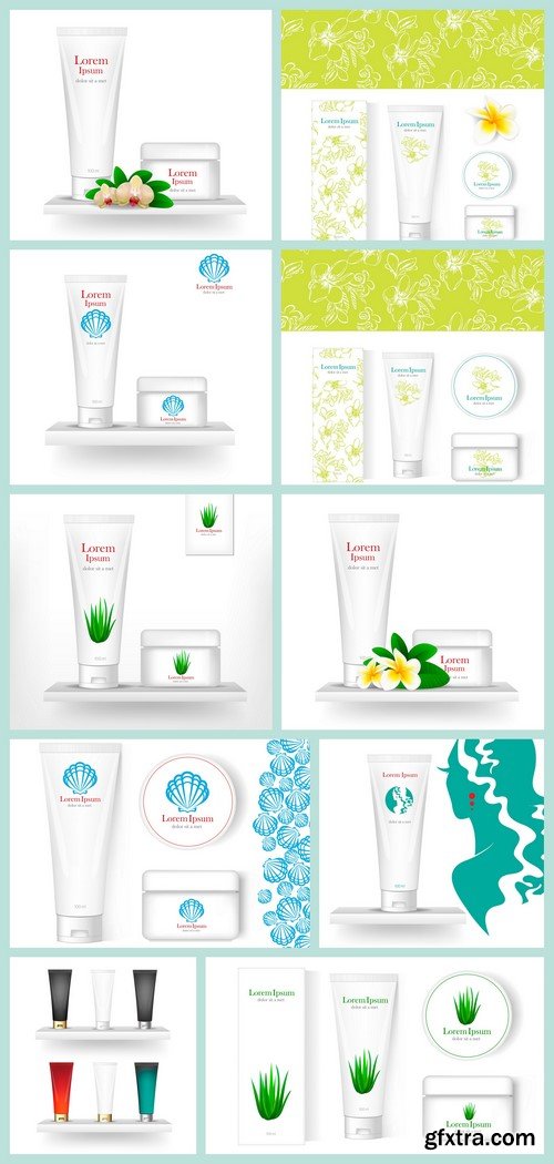 Packaging Cream Template Logo 10X EPS