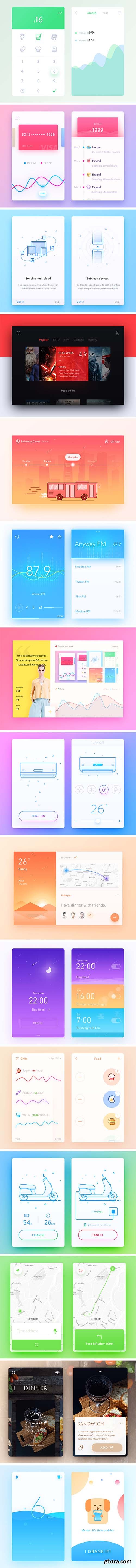 PSD Web Design - Inspirational UI Elements Vol.2