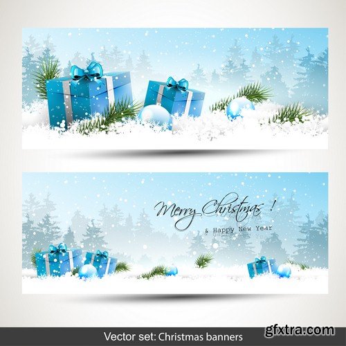 Christmas banner 2 - 6 EPS