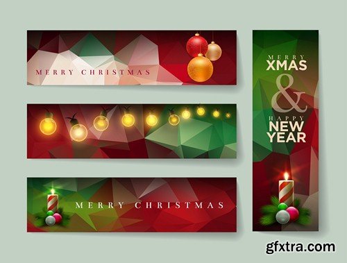 Christmas banner 2 - 6 EPS