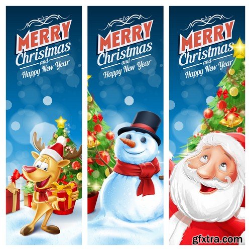 Christmas banner 2 - 6 EPS