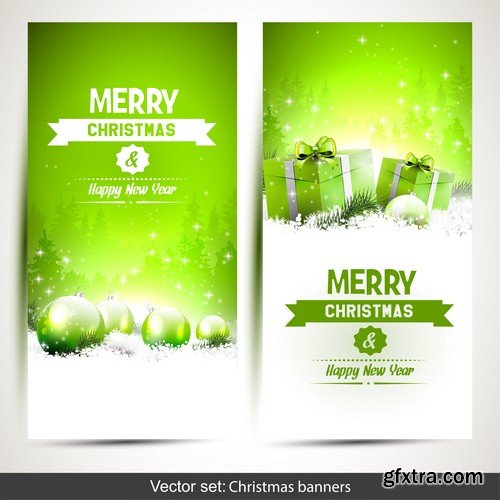 Christmas banner 2 - 6 EPS