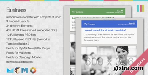 ThemeForest - Business - Responsive Newsletter with Template Builder (Update: 25 February 16) - 1476153