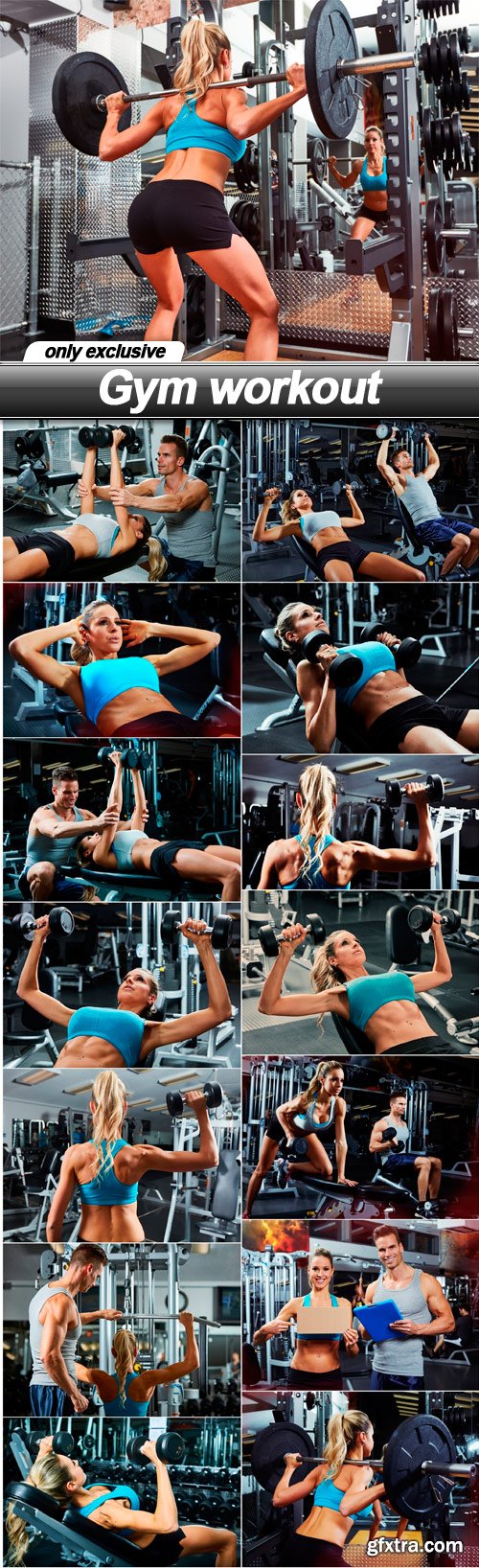 Gym workout - 15 UHQ JPEG