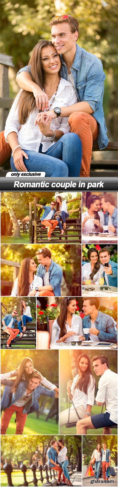 Romantic couple in park - 11 UHQ JPEG