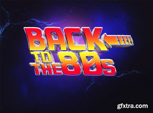 Graphicriver 80's Style Text Mockups V2 15489361