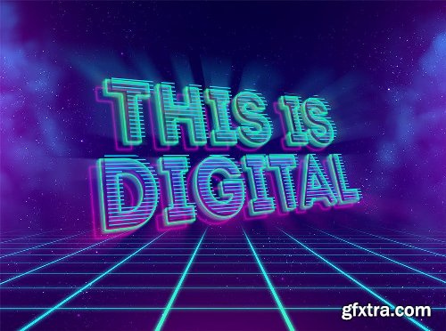 Graphicriver 80's Style Text Mockups V2 15489361