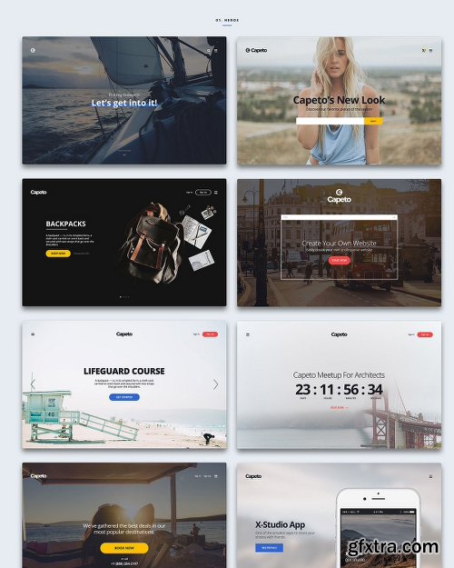 CreativeMarket Capeto UI Web Kit 1001948