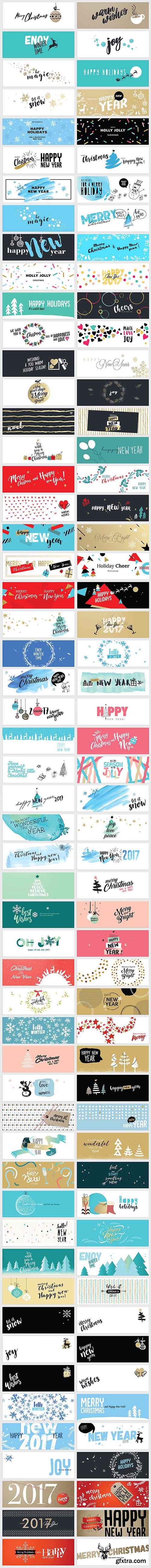 CreativeMarket Christmas Facebook Covers 1107415