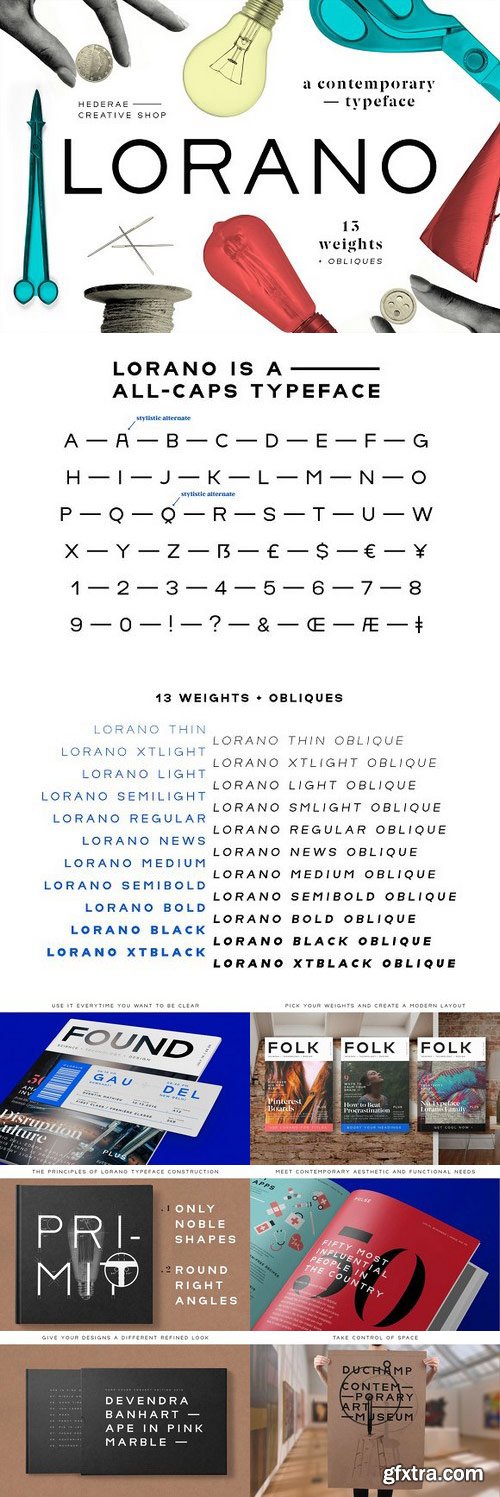 CM - Lorano Typeface Family 787619