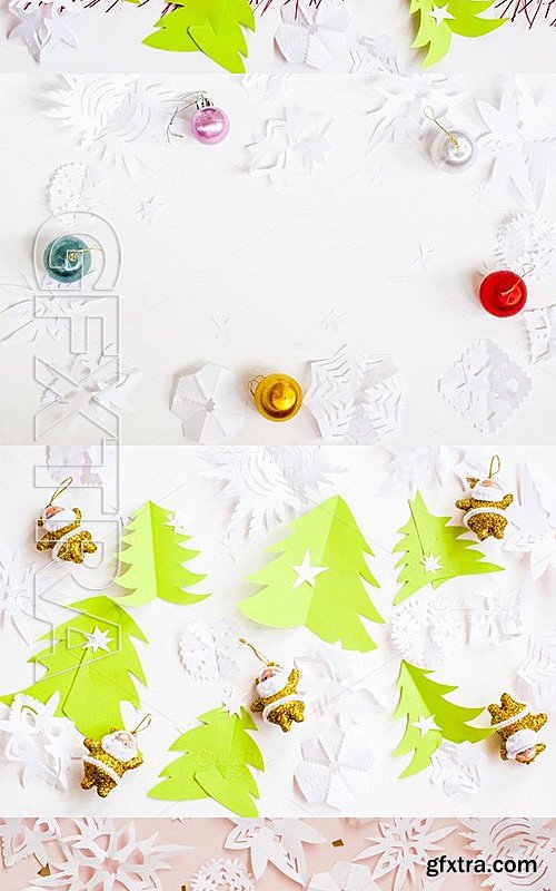 CM - Christmas bundle paper snowflakes 468712