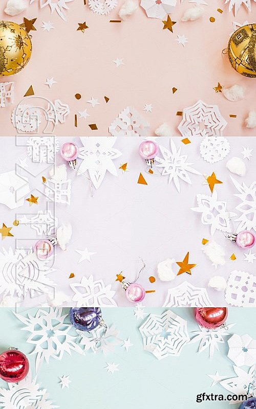 CM - Christmas bundle paper snowflakes 468712